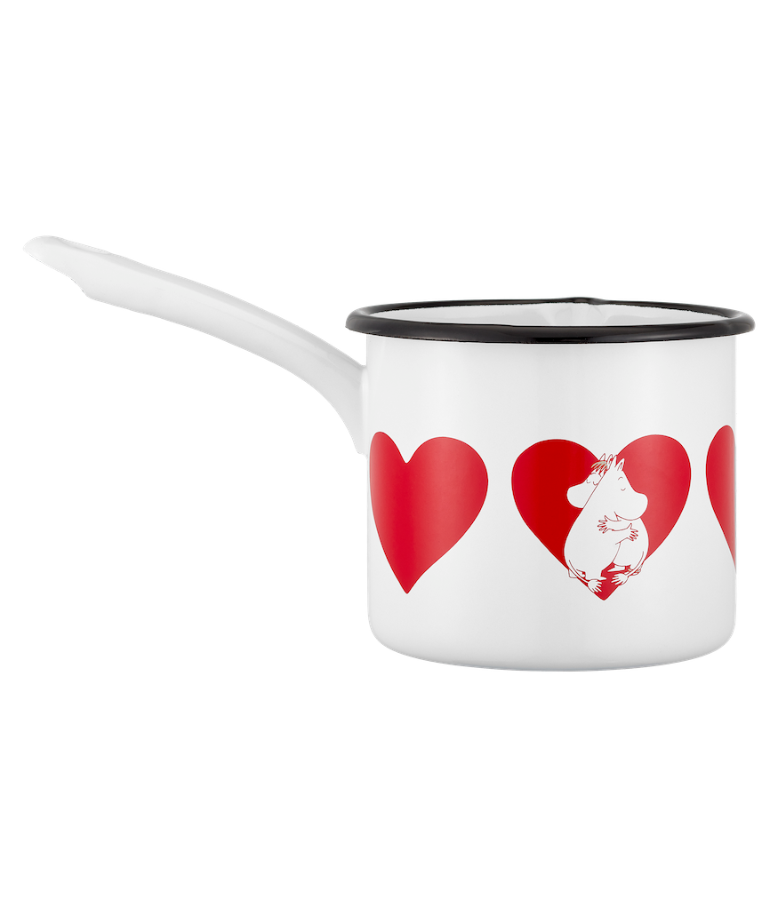 MOOMIN | Enamel Saucepan | Heart  | 1.3L