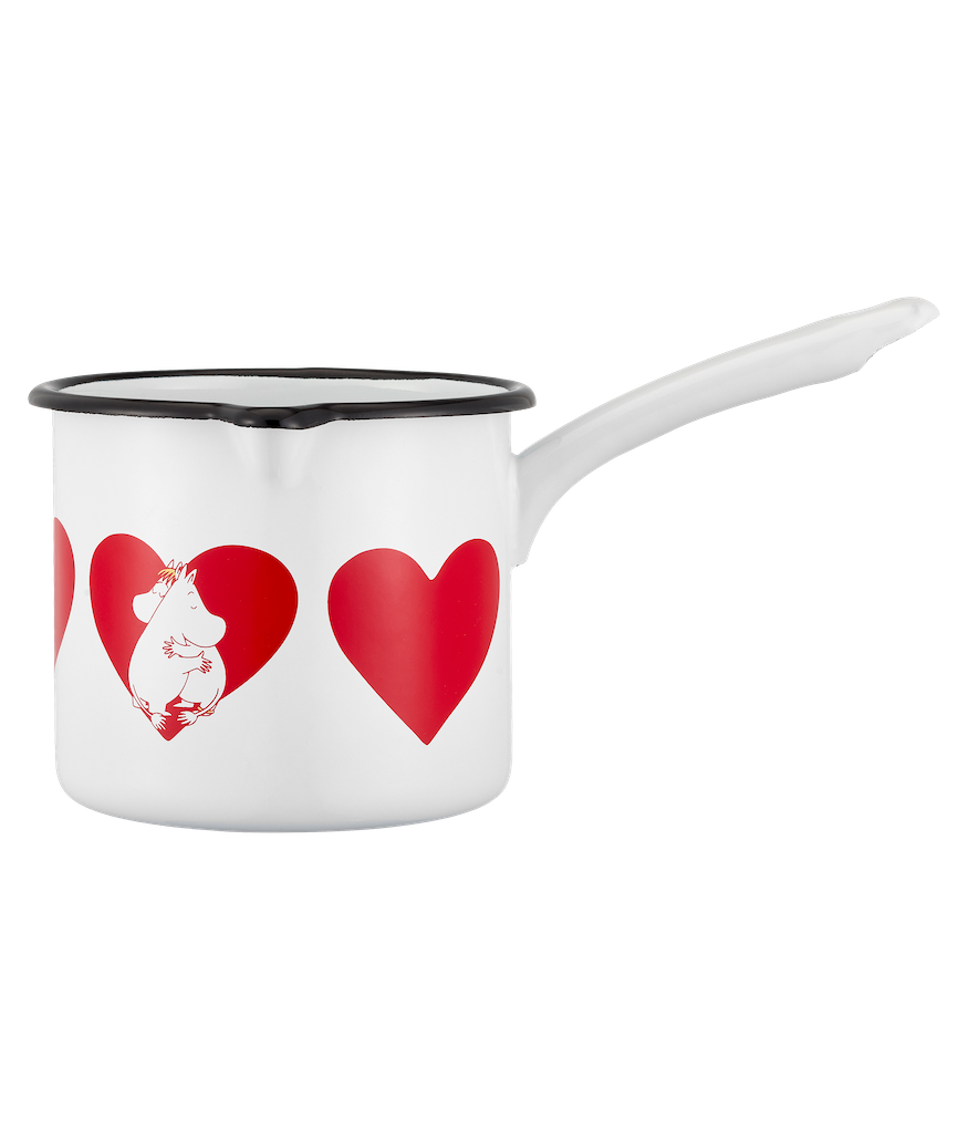 MOOMIN | Enamel Saucepan | Heart  | 1.3L