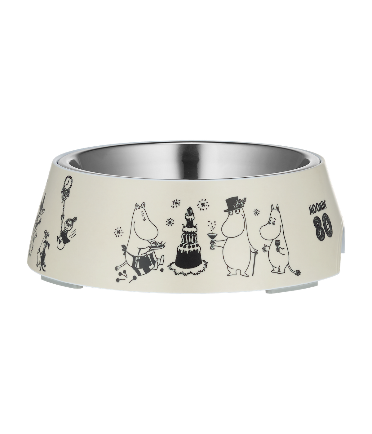 MOOMIN For Pets | Food Bowl - Medium | Moomin 80 | ⌀ 17.5cm x 5.5cm