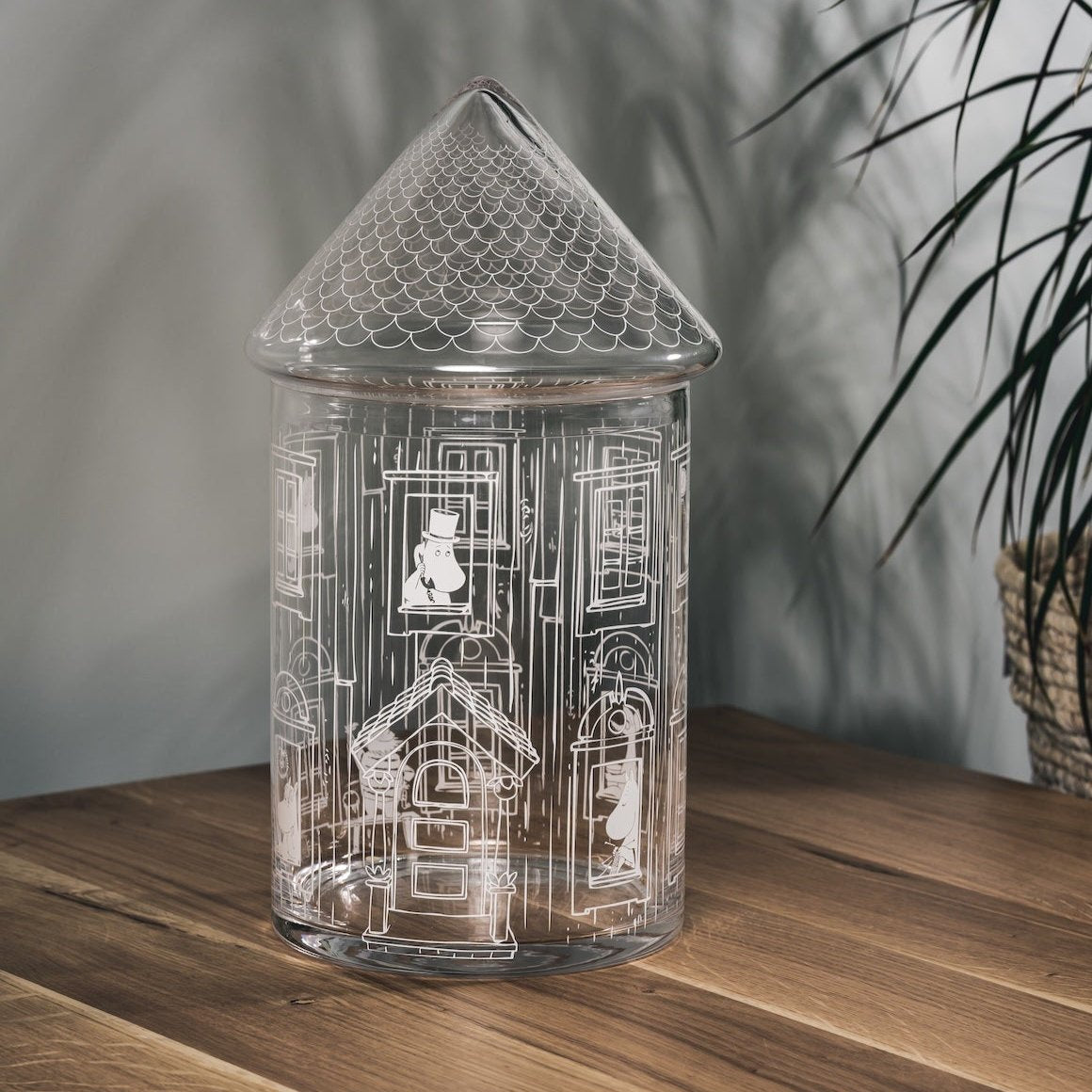 MoominHouse Glass Jar by Muurla Design