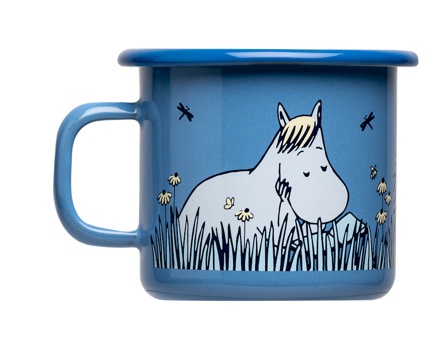 MUURLA | Moomin | Enamel Mug | In the Garden - Friends | 0.25L