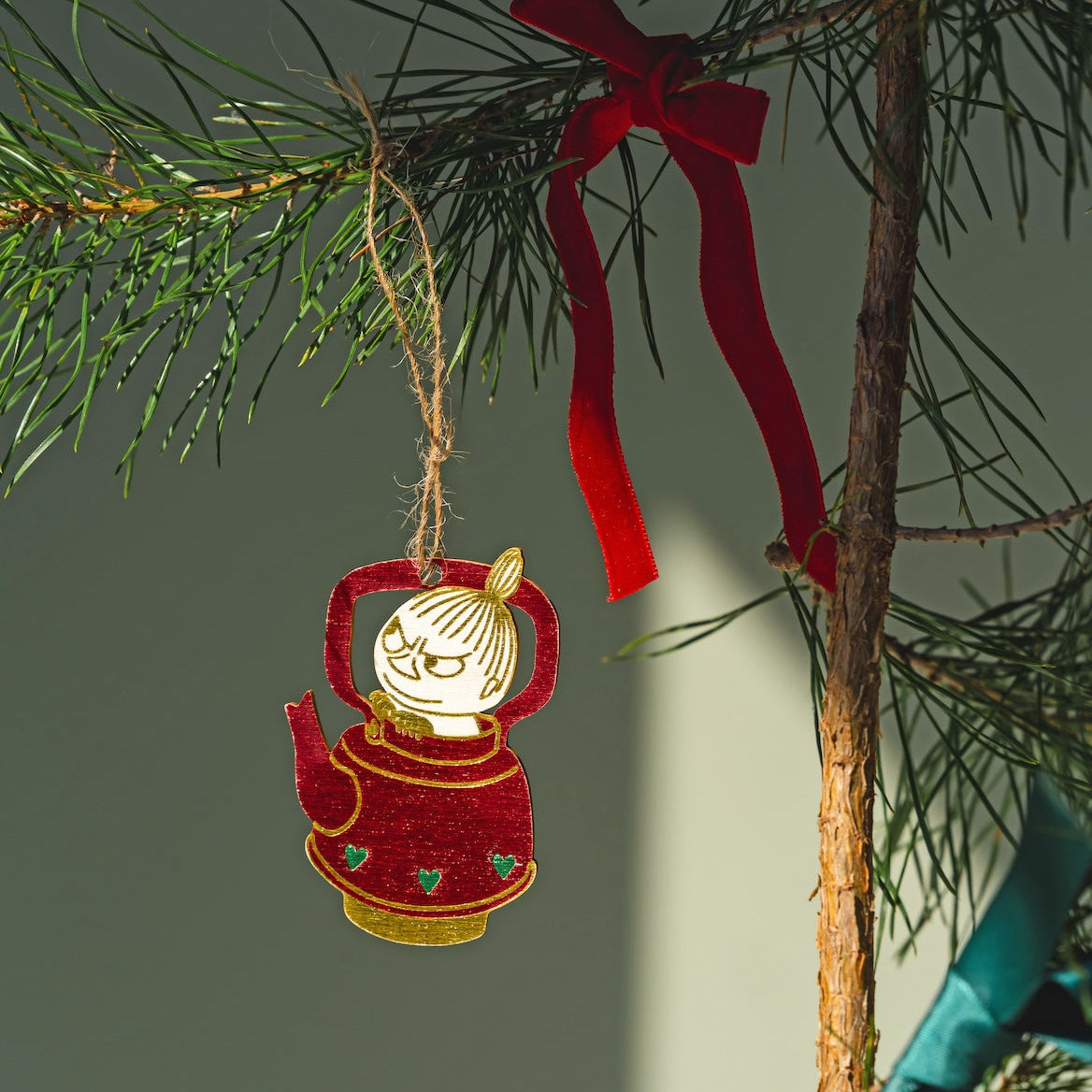 MOOMIN | Plywood Christmas Decoration | 7x5x0.3cm | Little My