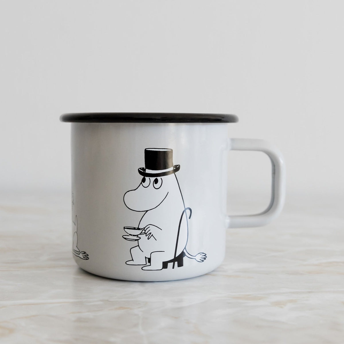 Moominpappa Mug in Grey by Muurla Design. 37cl