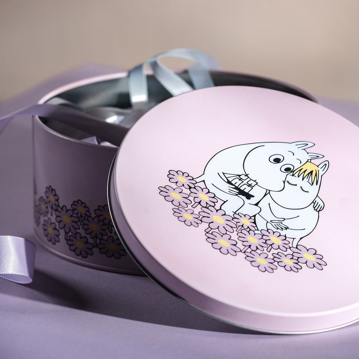 MOOMIN | Round Tin Jar | Together | 15 x 6.5cm