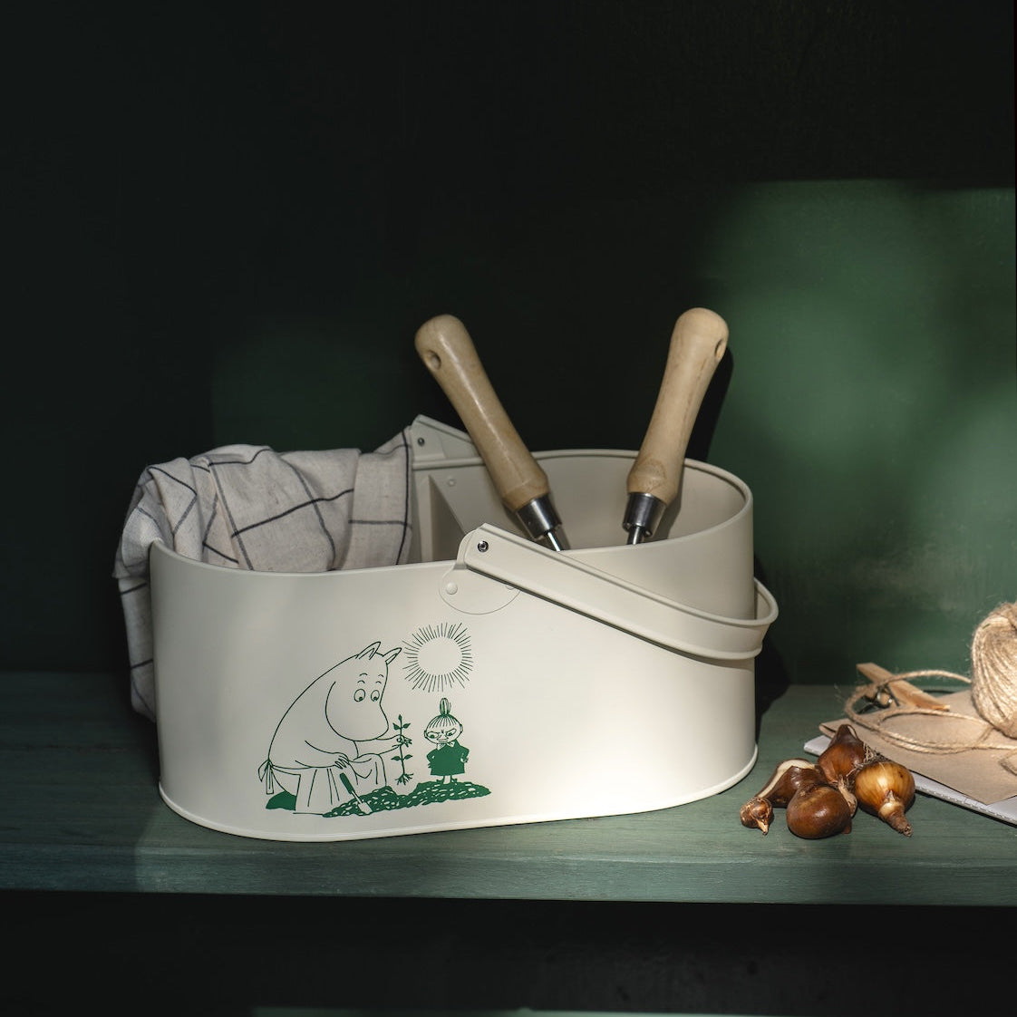 MOOMIN | Tin Gardening Caddy | Gardenia