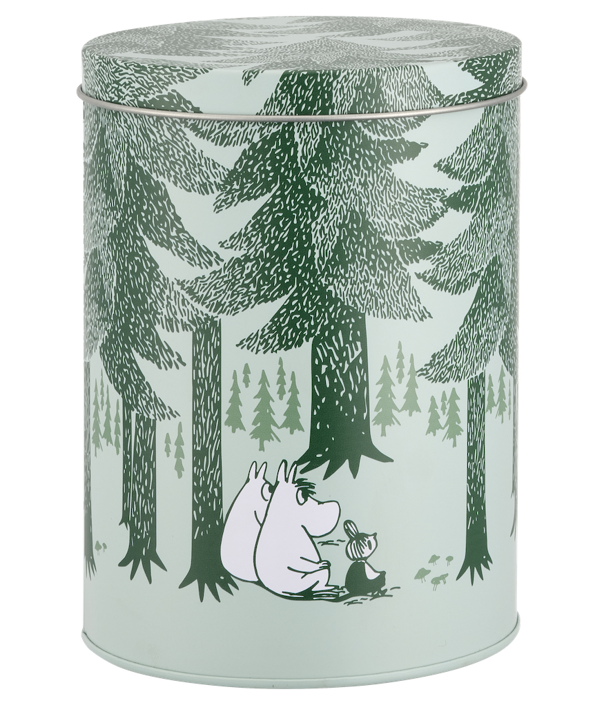 MOOMIN | Tin Jars | Forest | 11cm & 15cm | Set of 2