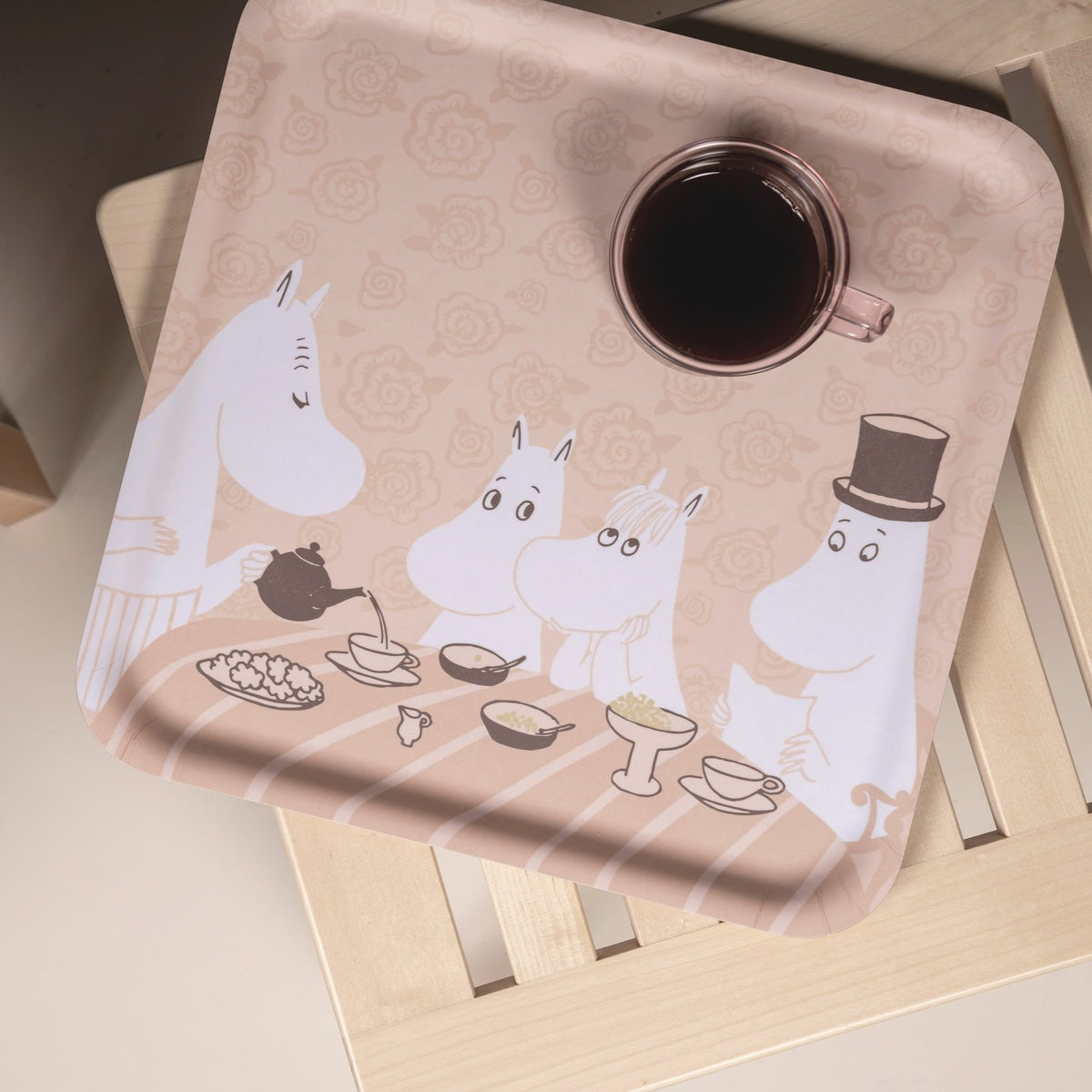 MOOMIN | Tray | Coffee Time | 33 x 33cm