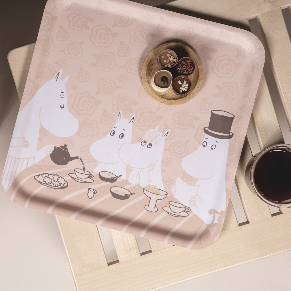 MOOMIN | Tray | Coffee Time | 33 x 33cm