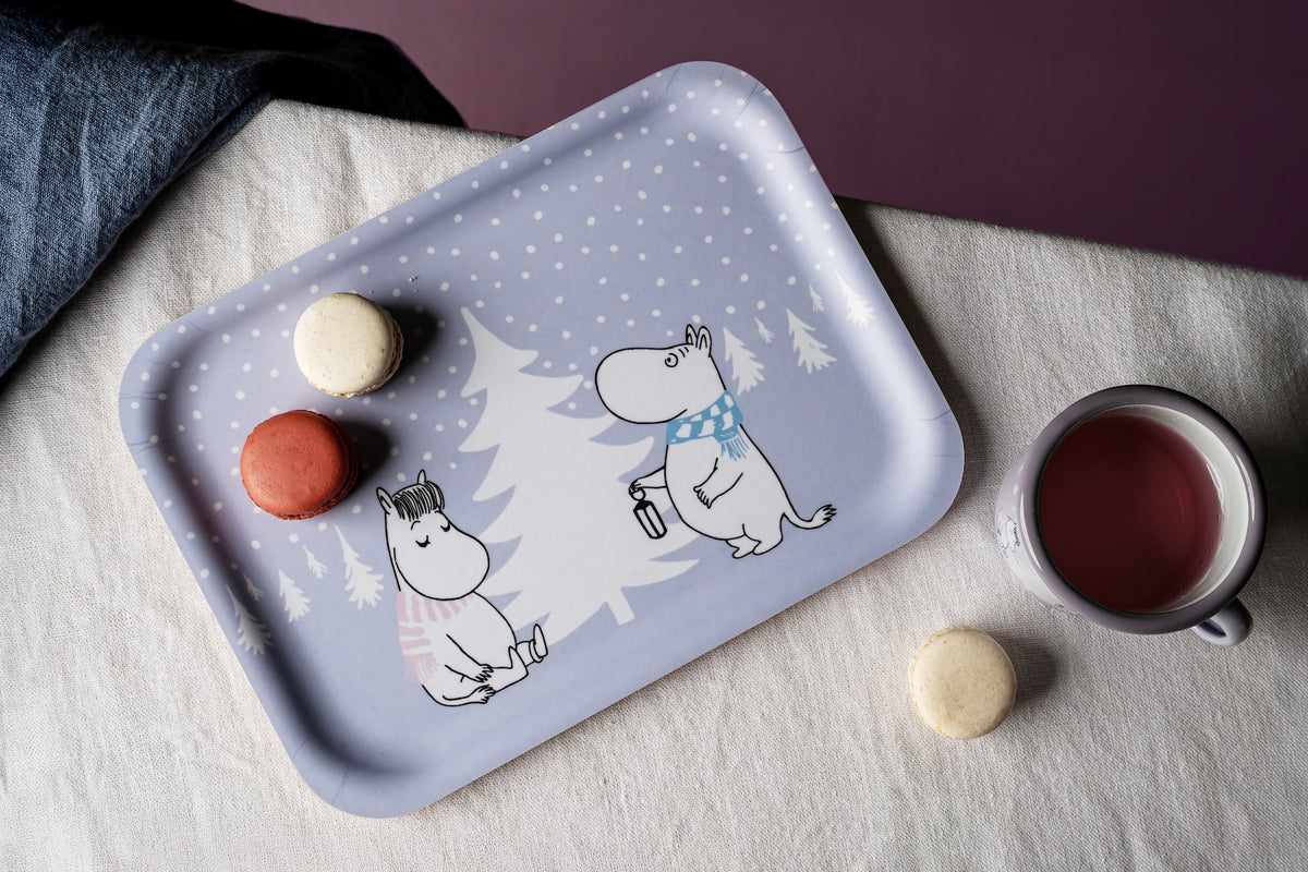 MOOMIN | Christmas | Tray | Snowfall | 27 x 20cm