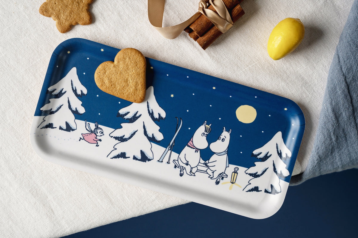 MOOMIN | Christmas | Tray | Starry Night | 27 x 13cm