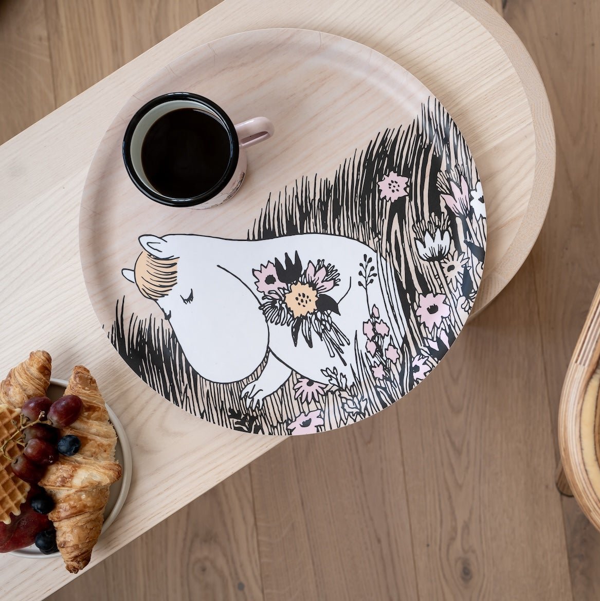 Moomin by Muurla Summer Night tray featuring Snorkmaiden