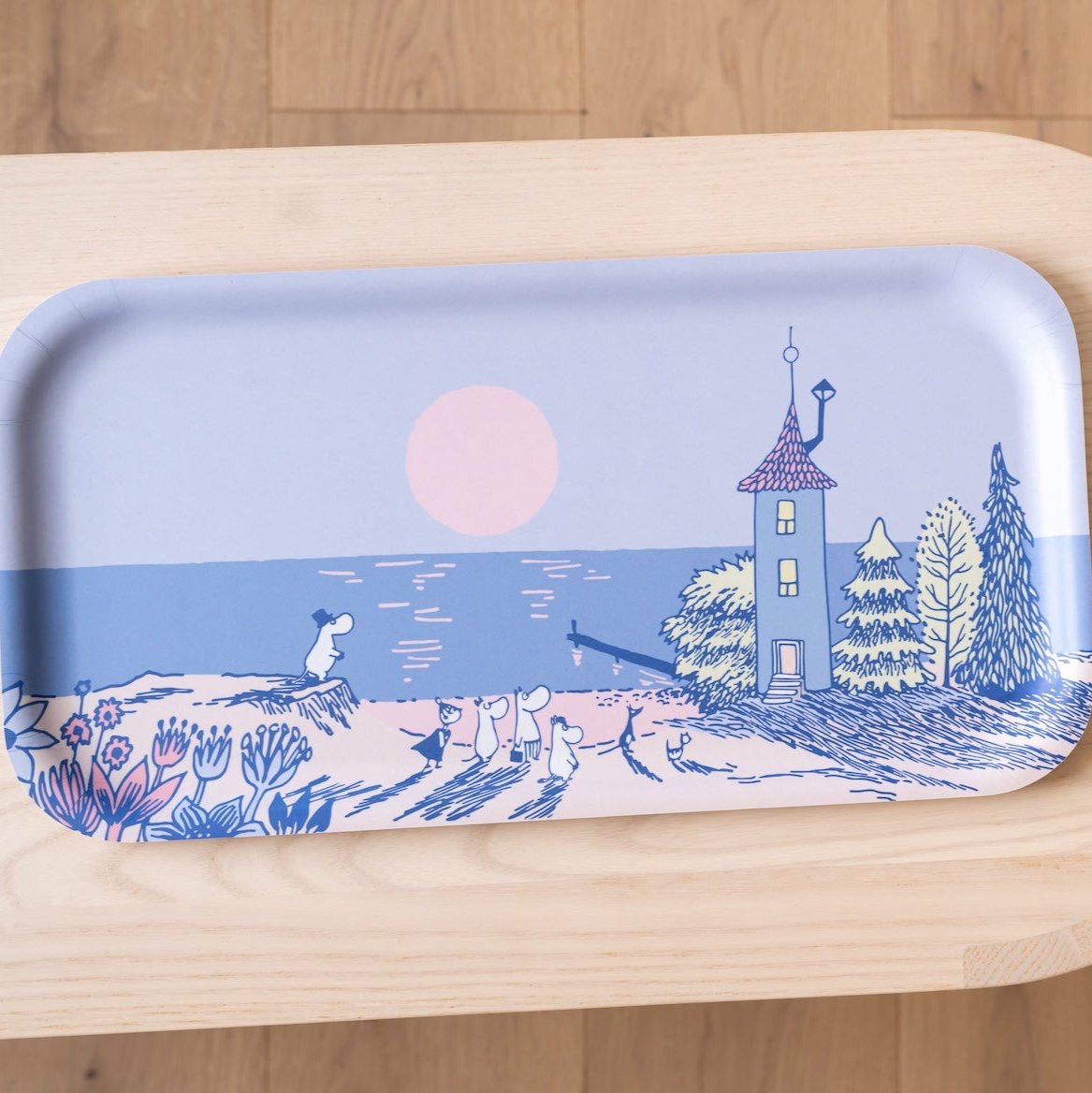 MOOMIN | Tray | Sunset | 43 x 22cm