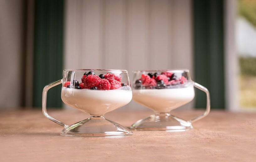 Summer Fruits served in a Muurla Design OLO Drinks Glass