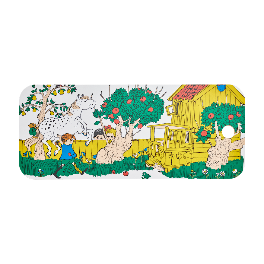 PIPPI LONGSTOCKING | Chop &amp; Serve Board | The Way Home | 18 x 44cm