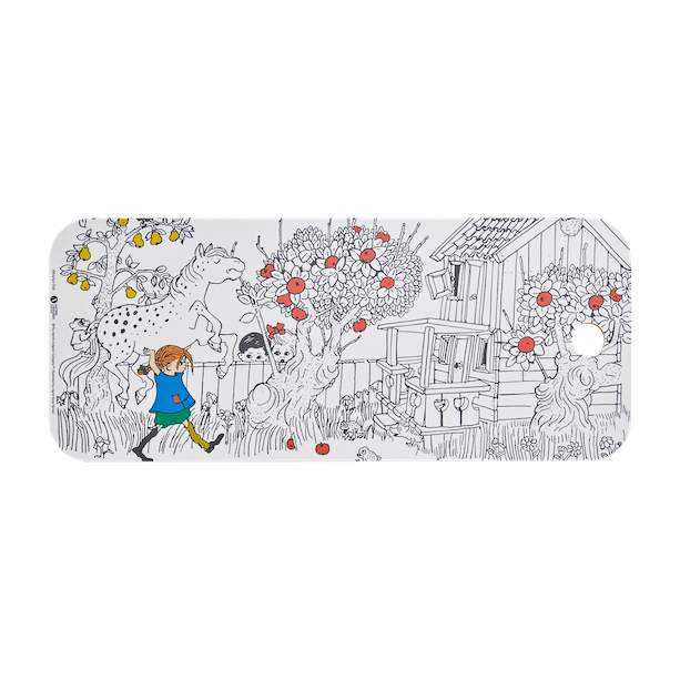 PIPPI LONGSTOCKING | Chop &amp; Serve Board | The Way Home | 18 x 44cm