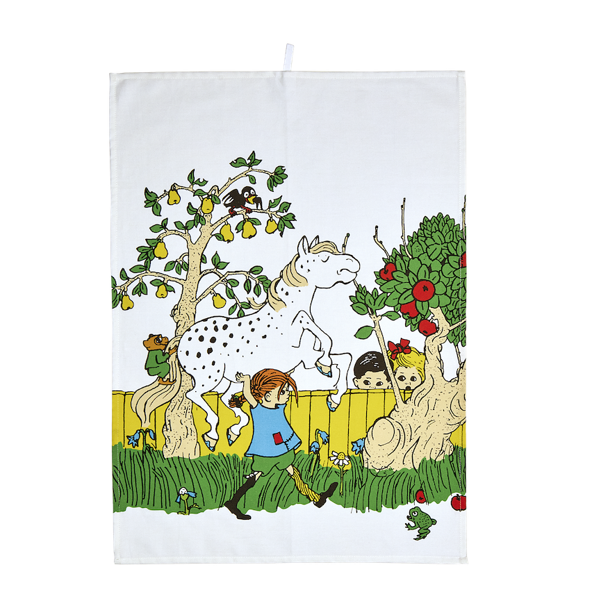 PIPPI LONGSTOCKING | Kitchen Tea Towel | The Way Home | 100% Cotton | 50 x 70cm