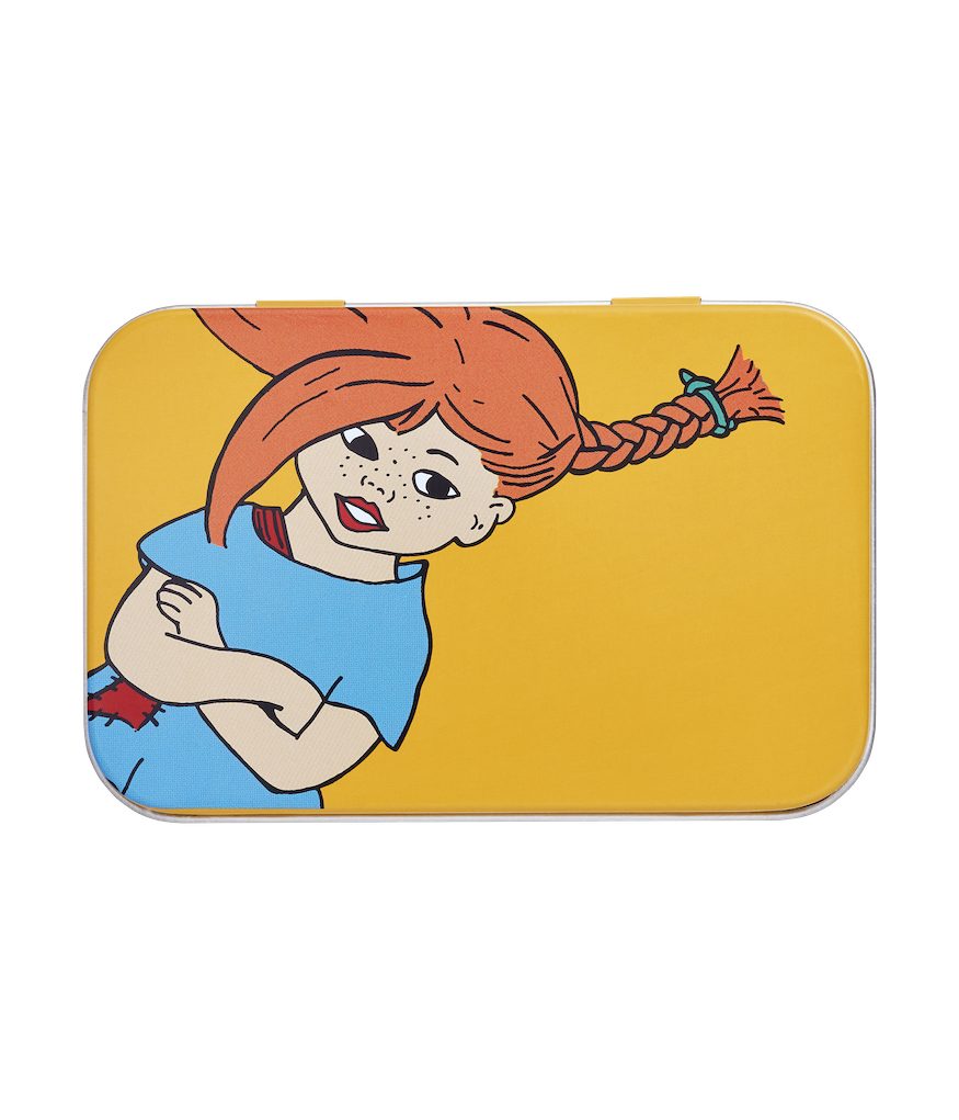 PIPPI LONGSTOCKING | Tin Box | The Strongest Girl in the World | 10 x 6.5 x 3cm