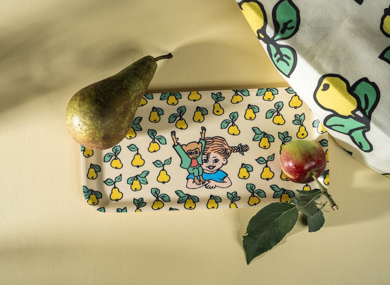 PIPPI LONGSTOCKING | Kitchen Tea Towel | Fruits | 100% Cotton | 50 x 70cm