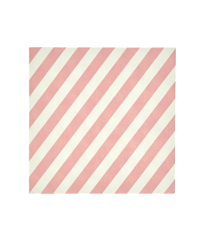 MUURLA | Checks & Stripes, Coffee Napkin, 25x25cm