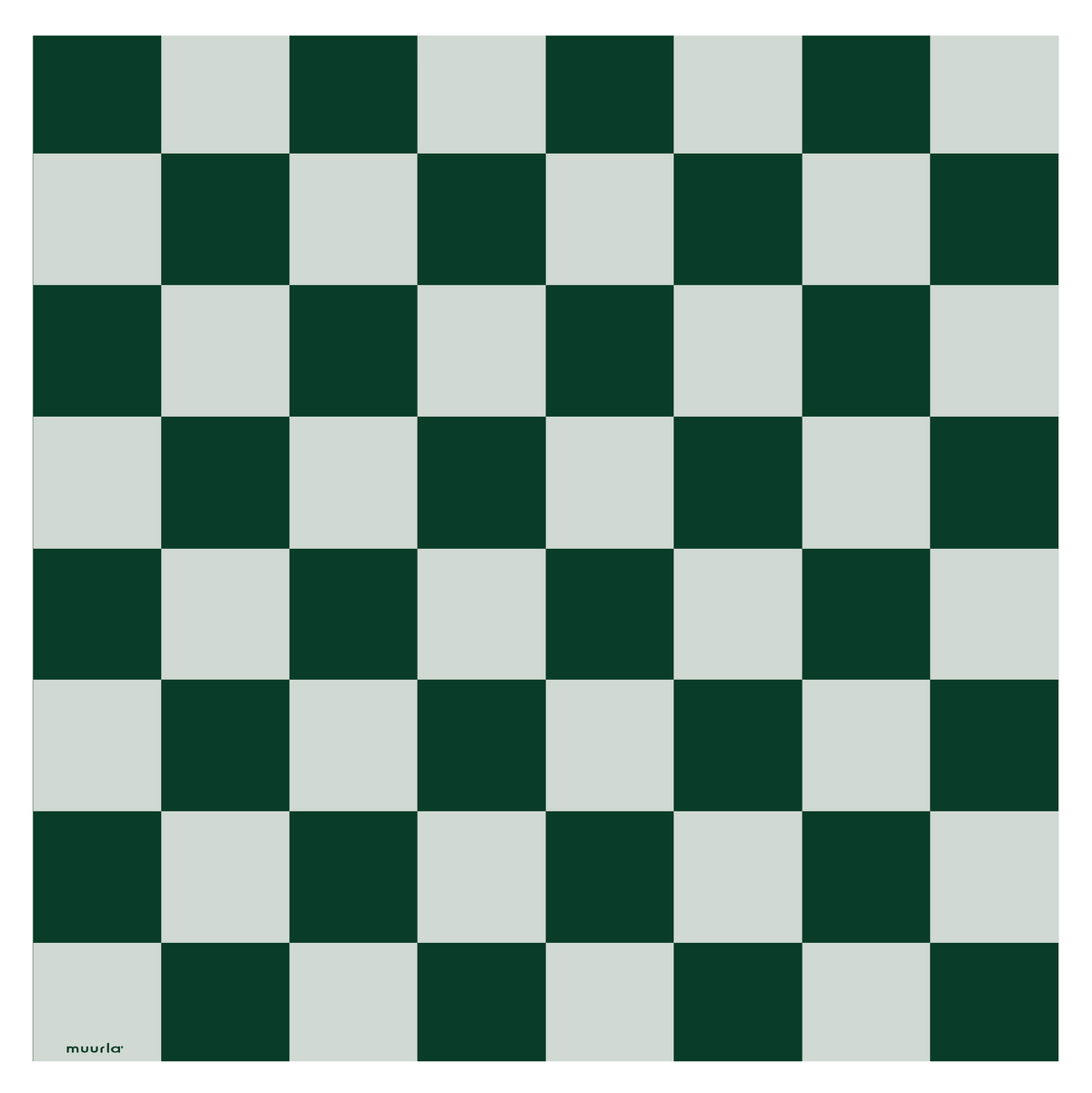 MUURLA | Checks & Stripes, Dinner Napkin, 33x33cm, Green Checks