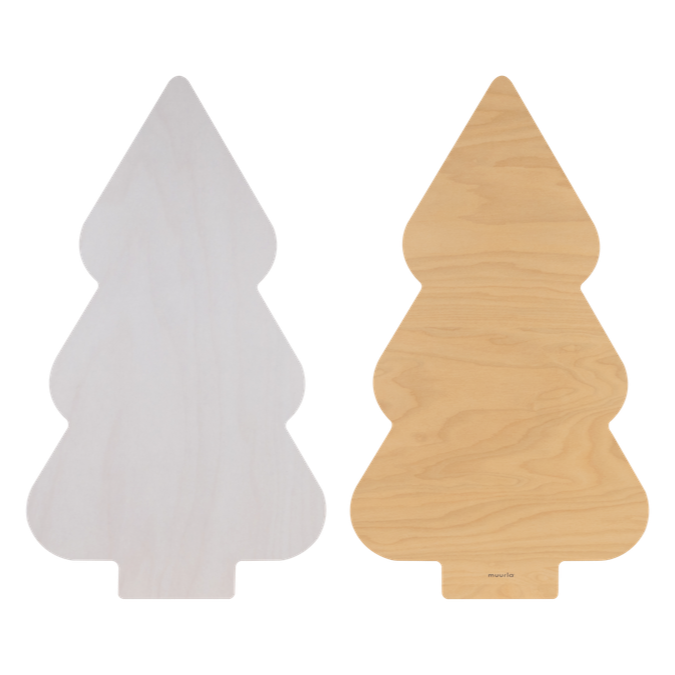 MUURLA | The Spruce Tree Christmas Chop and Serve Board | 25x44cm