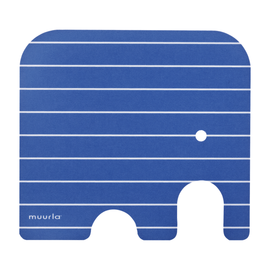 Muurla Elephant Coaster Blue