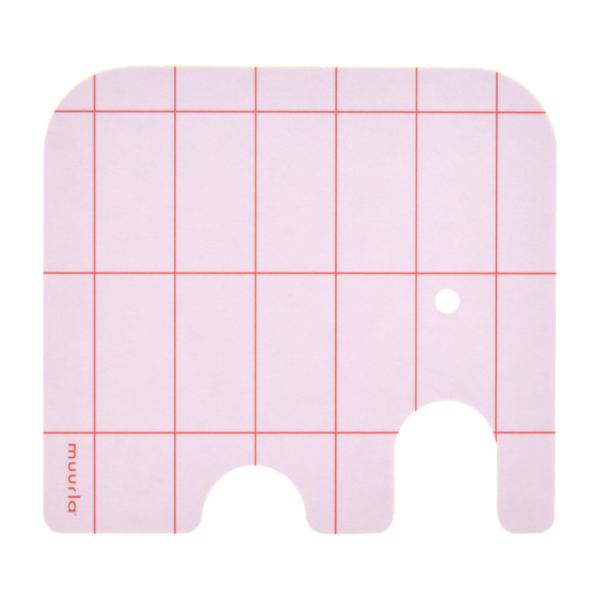 Muurla Elephant Coaster Pink