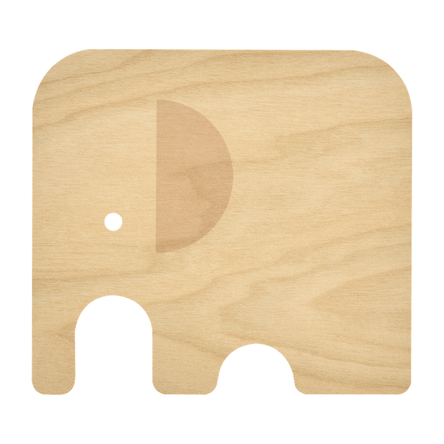 Muurla Elephant Coaster in Yellow