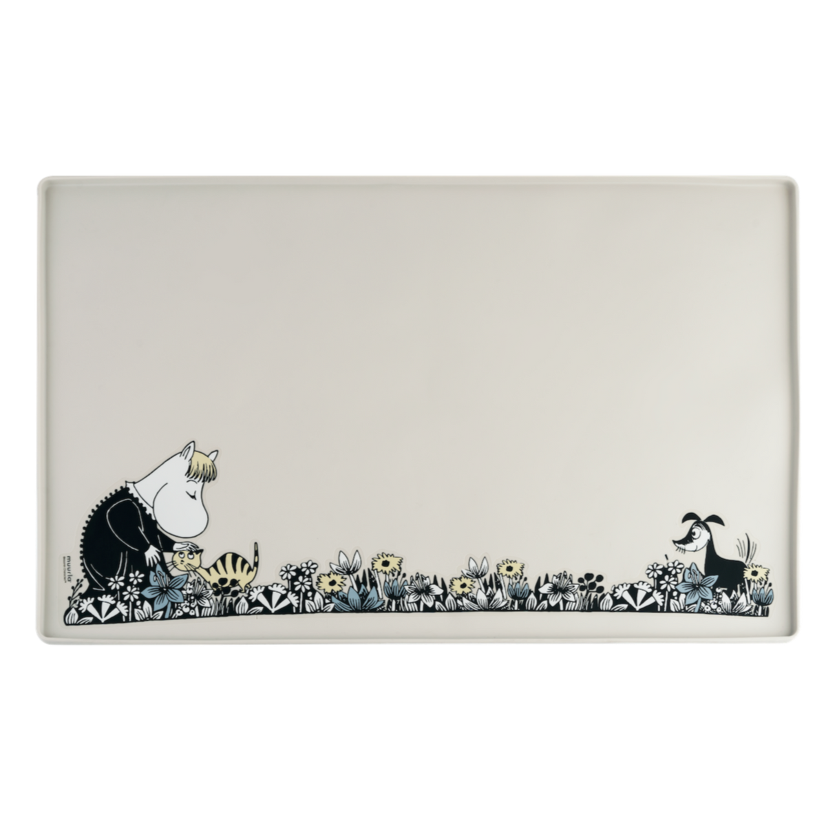 Silicone Feeding Mat for Moomin fans.   Moomin for Pets by Muurla Design