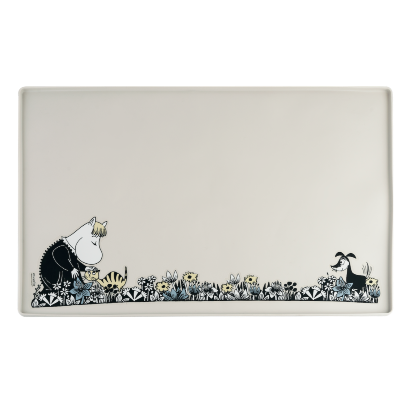 Silicone Feeding Mat for Moomin fans.   Moomin for Pets by Muurla Design