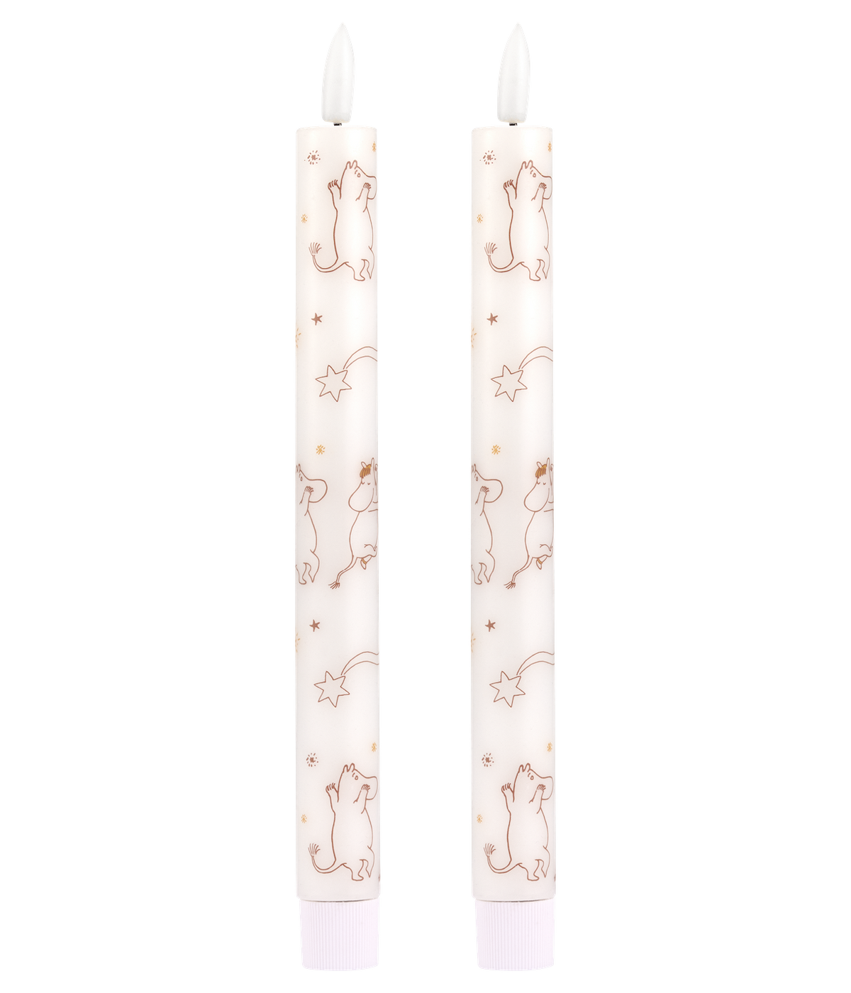 MOOMIN |  LED Taper Candles - Set of 2 | Comet - Special Edition | H 25cm x Dia 2.2cm