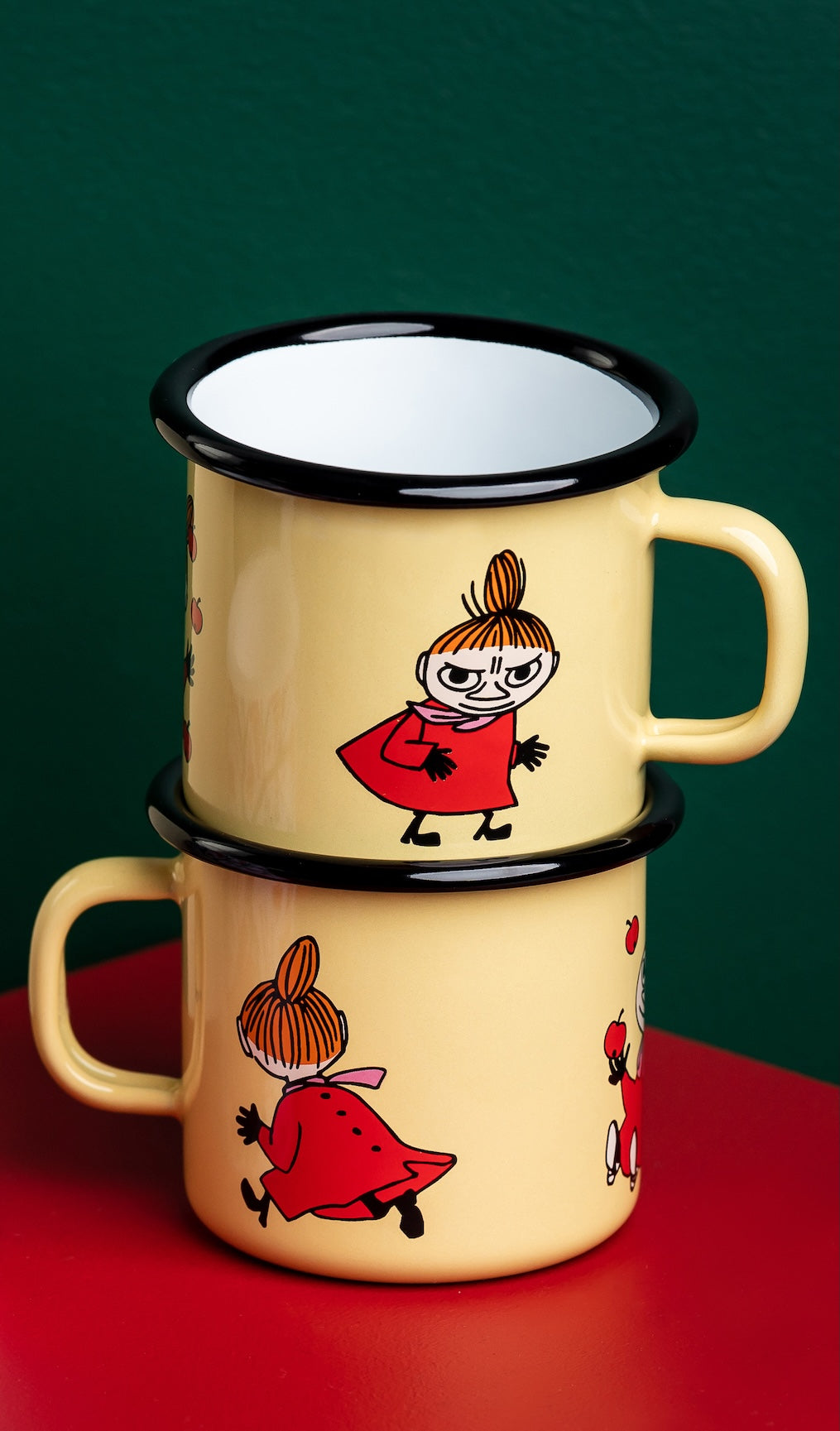 MOOMIN | Enamel Mug | Little My - Yellow  | 0.25L