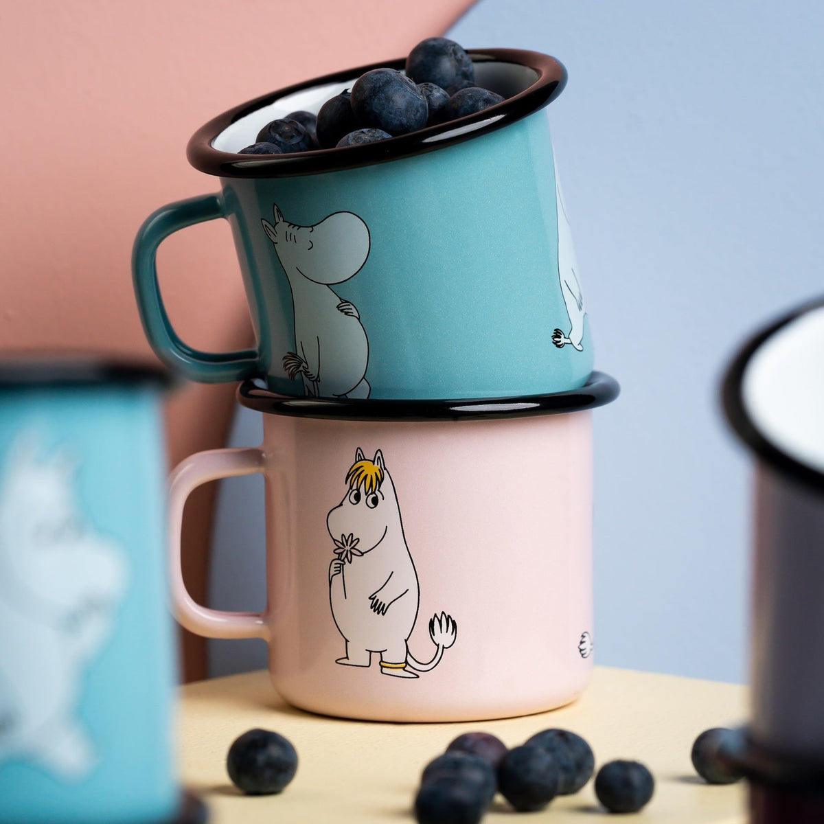 Muurla Snorkmaiden and Moomintroll Moomin Mugs