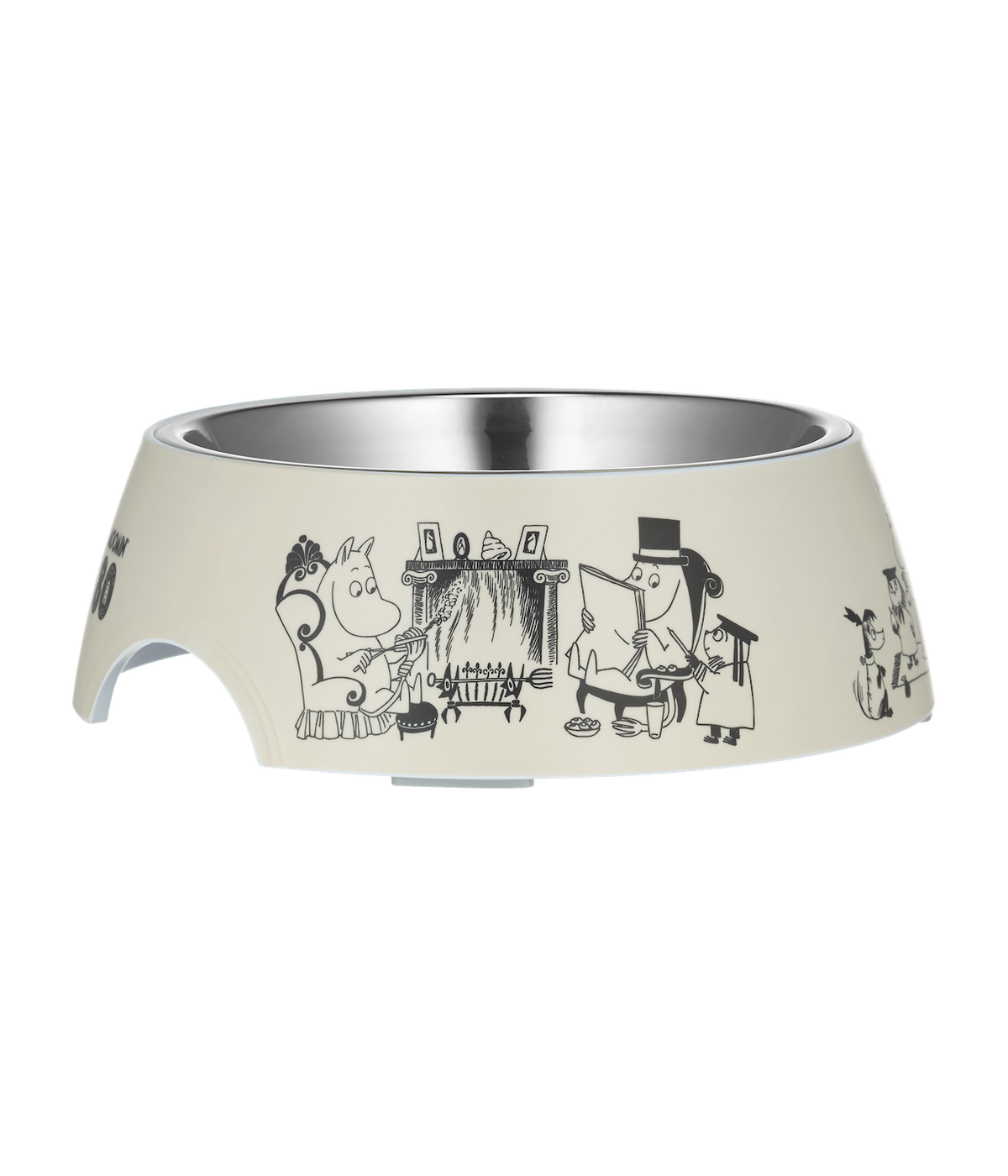 MOOMIN For Pets | Food Bowl - Large | Moomin 80 | ⌀ 22cm x 6.8cm