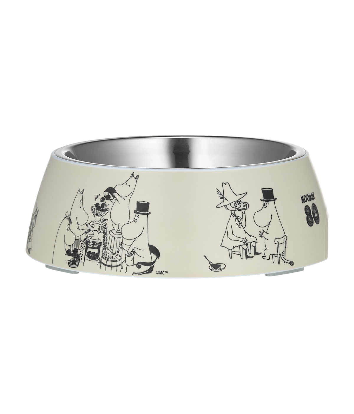 MOOMIN For Pets | Food Bowl - Large | Moomin 80 | ⌀ 22cm x 6.8cm