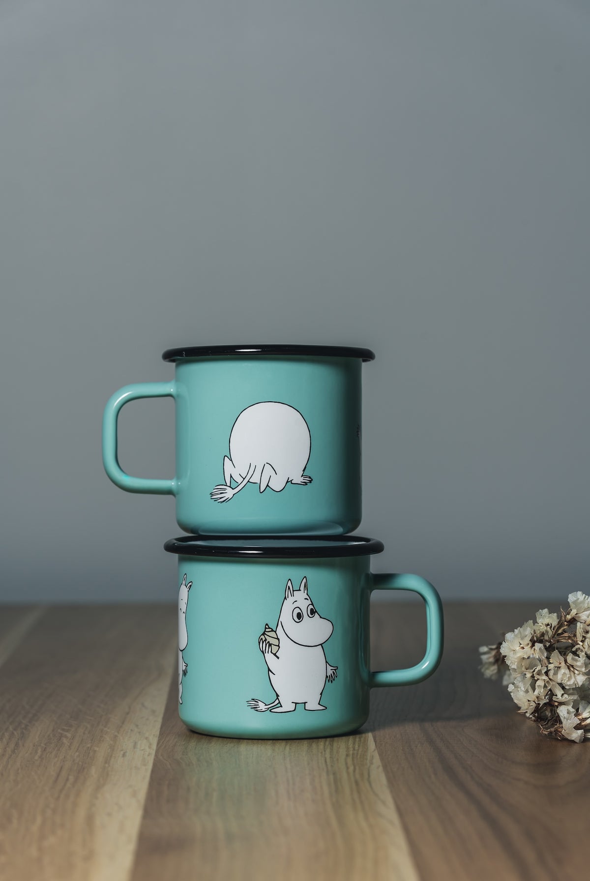 MOOMIN | Enamel Mug | Moomin - Light Blue  | 0.25L