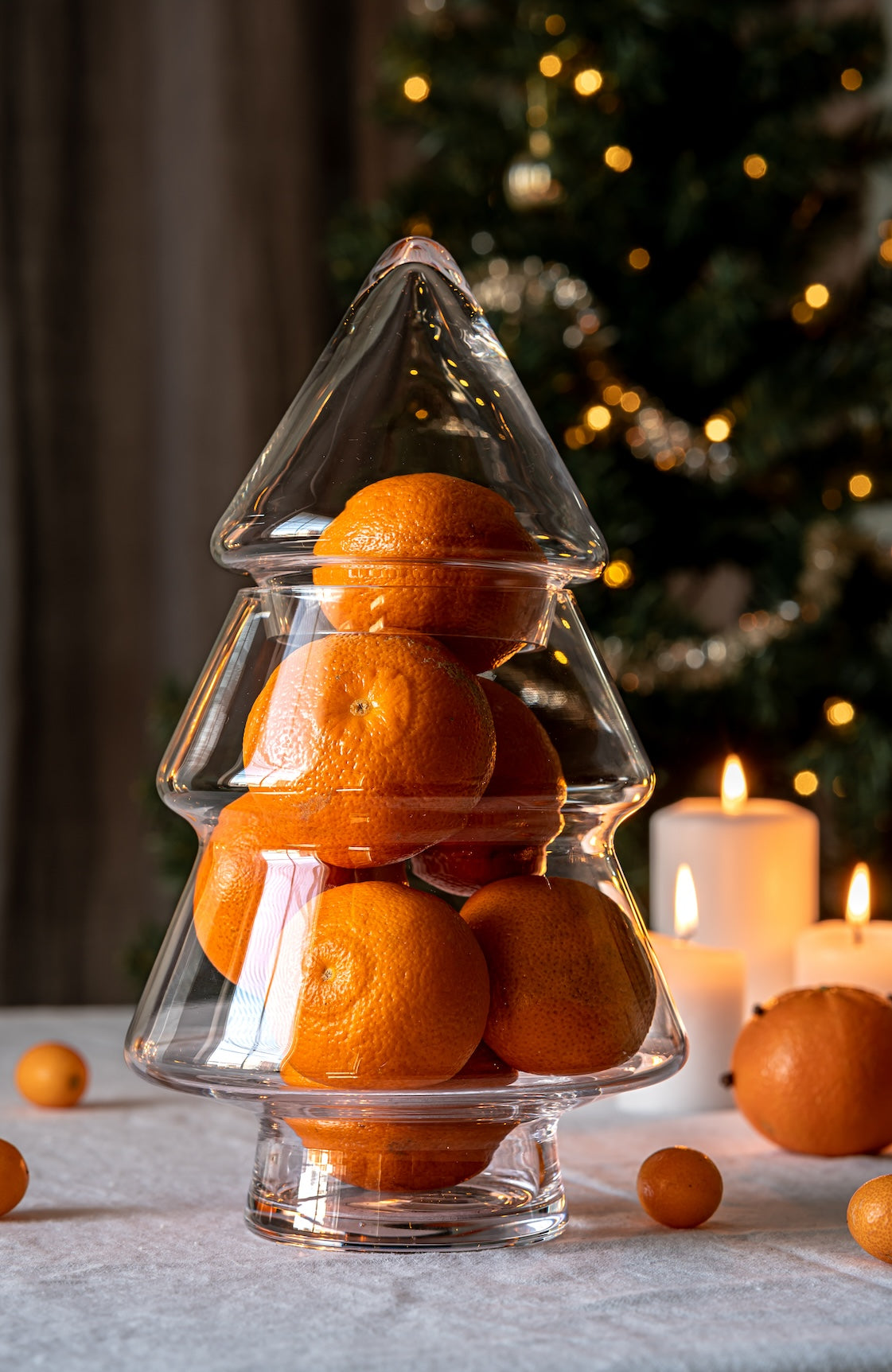 MUURLA | Christmas Tree | Glass Jar With Lid | 30cm Height