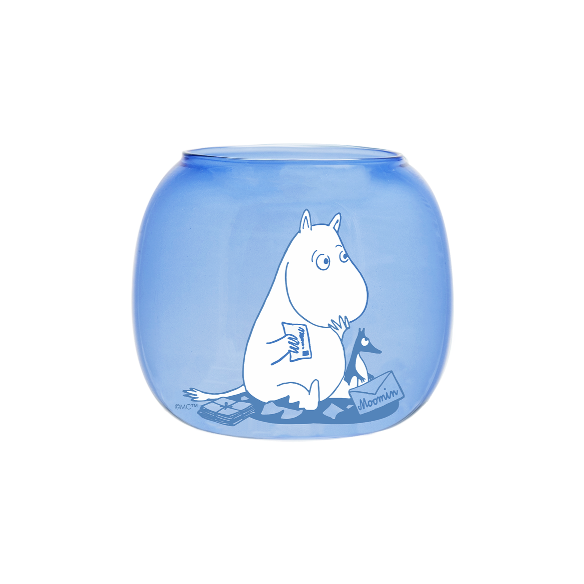 MOOMIN - Tealight Candle Holder, Moomin, Blue. 741-095-06