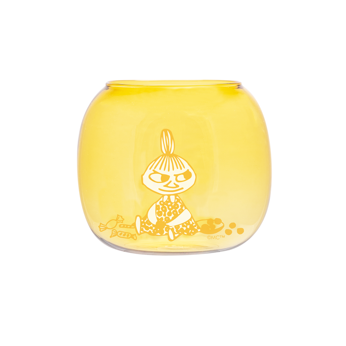 MOOMIN - Tealight Candle Holder, Little My, Yellow. 741-095-04