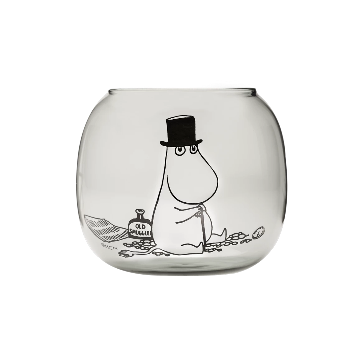 Muurla Moomin Tealight Candle Holder, Grey