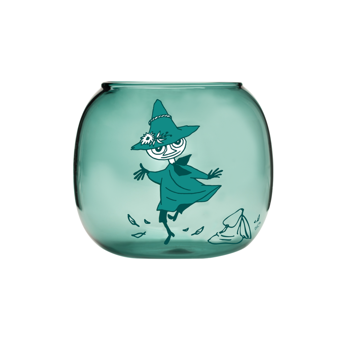 MOOMIN - Tealight Candle Holder, Snufkin, Green. By Muurla Design