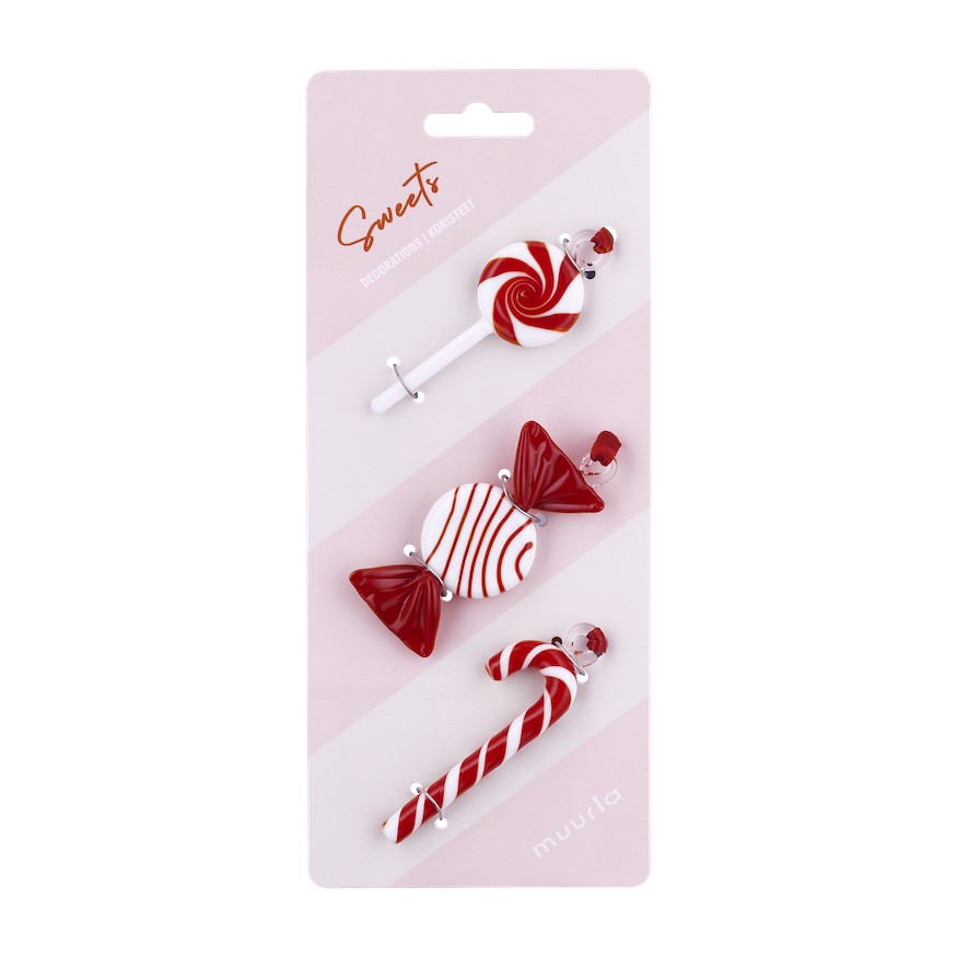 MUURLA | Christmas Decoration Sweets | Set Of 3