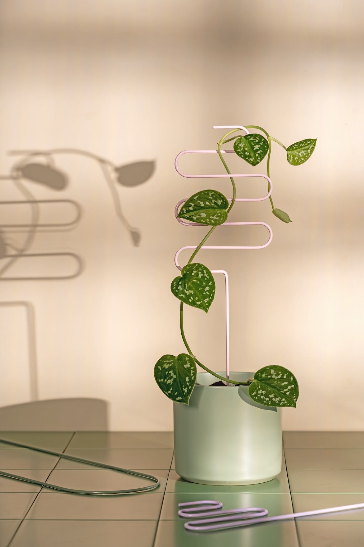 MUURLA | Plant Supports in Pastel Tones | Set of 3
