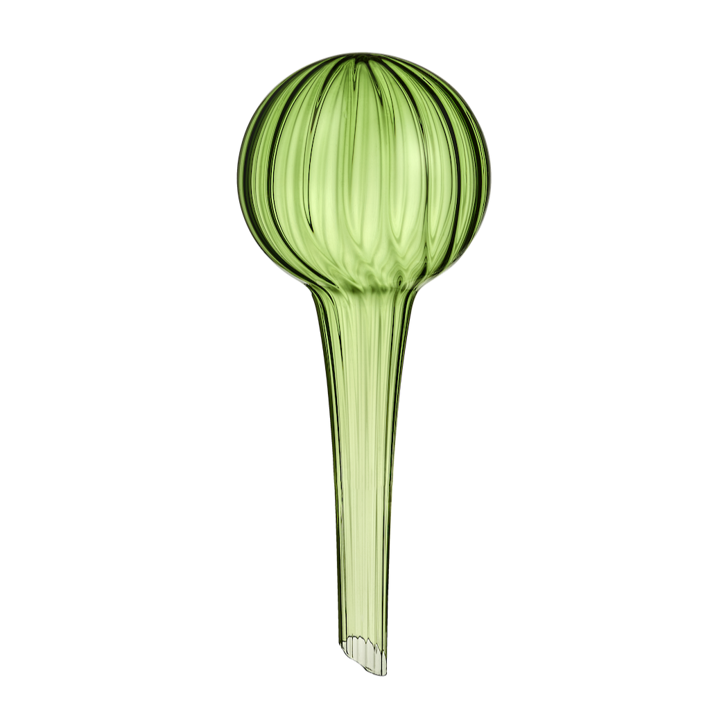 Muurla Watering Bulb 15cm in Green Glass