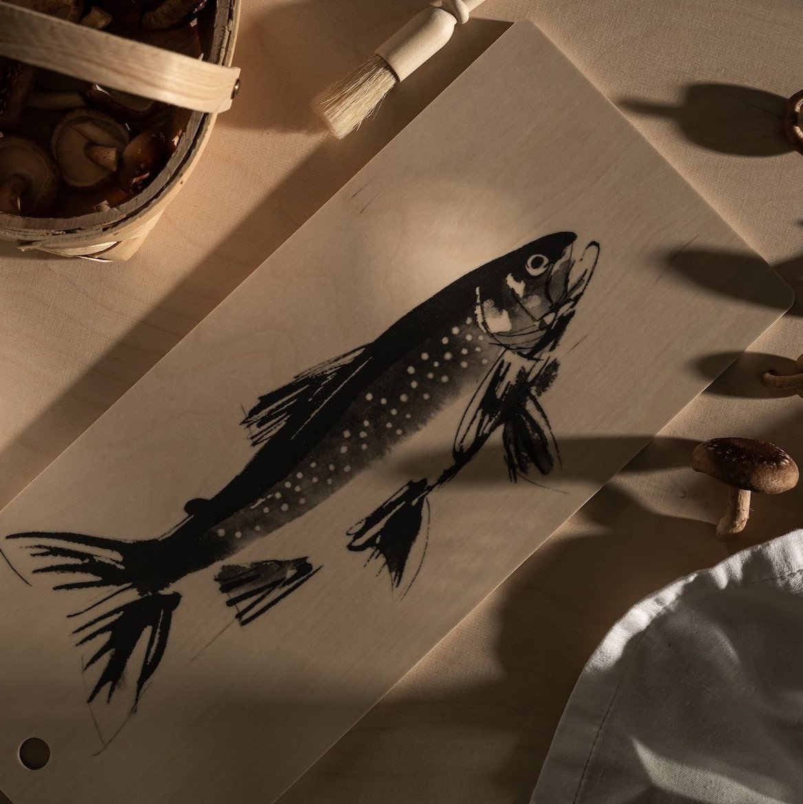 Muurla | Teemu Järvi, Chop &amp; Serve Board, 46x20cm, Arctic Char