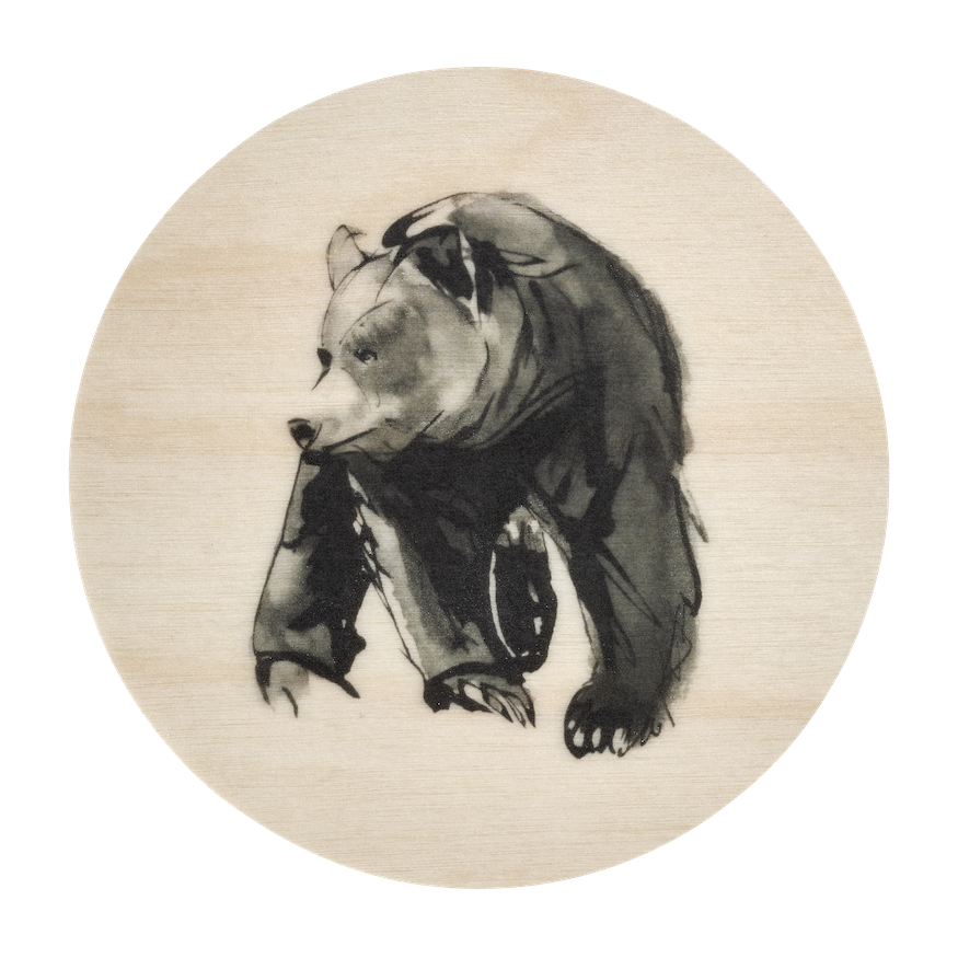 Muurla | Teemu Järvi, Coaster, ⌀ 10cm, Bear