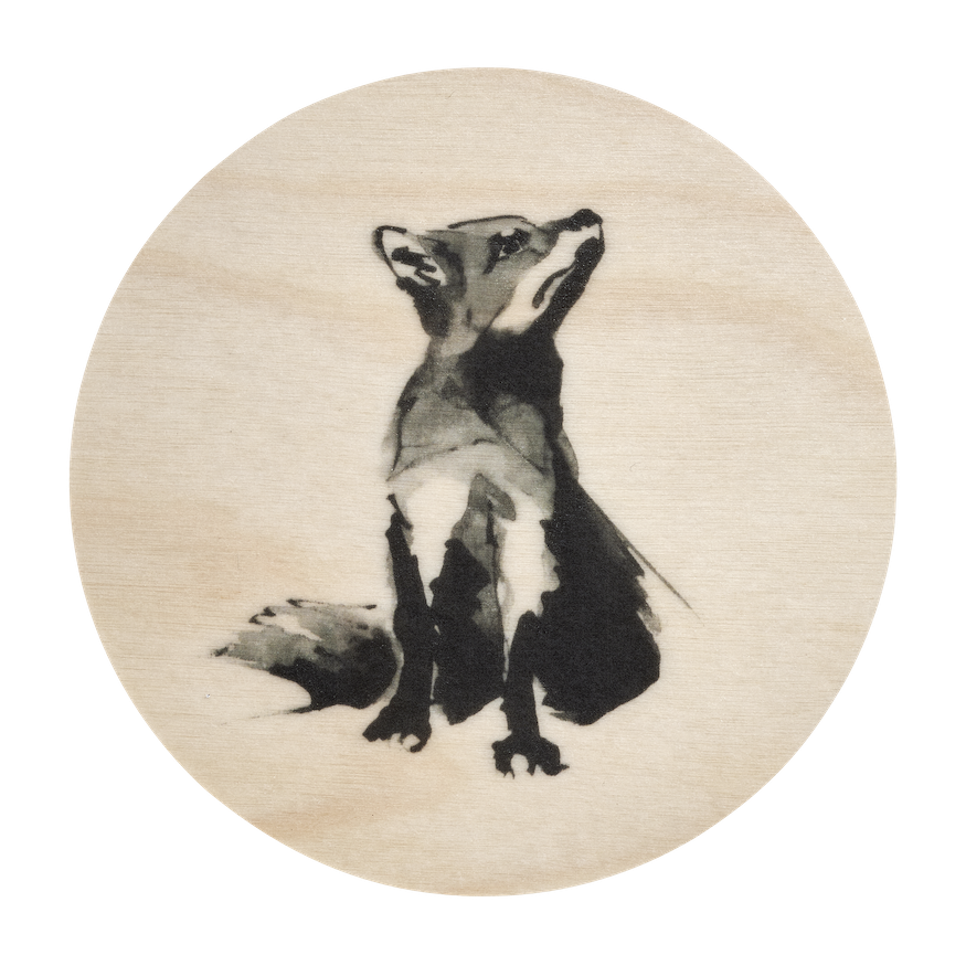 Muurla | Teemu Järvi, Coaster, ⌀ 10cm, Fox