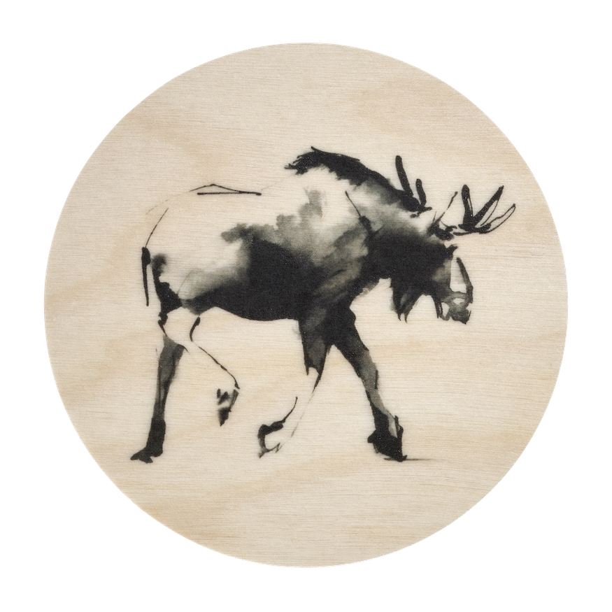 Muurla | Teemu Järvi, Coaster, ⌀ 10cm, Moose