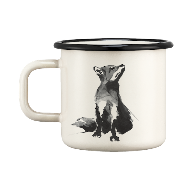 Muurla | Teemu Järvi, Enamel Mug, 0.37L, Fox