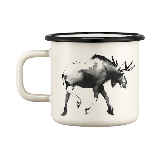 Muurla | Teemu Järvi, Enamel Mug, 0.37L, Moose